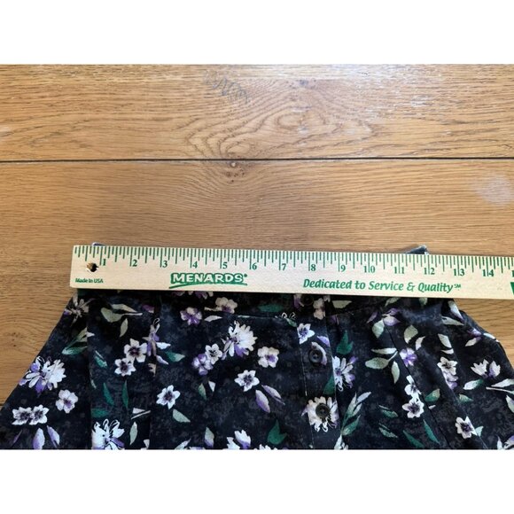 American Eagle Women's Size Small Floral Mini Skirt Cotton Blend‎ Stretch Summer - Picture 5 of 11